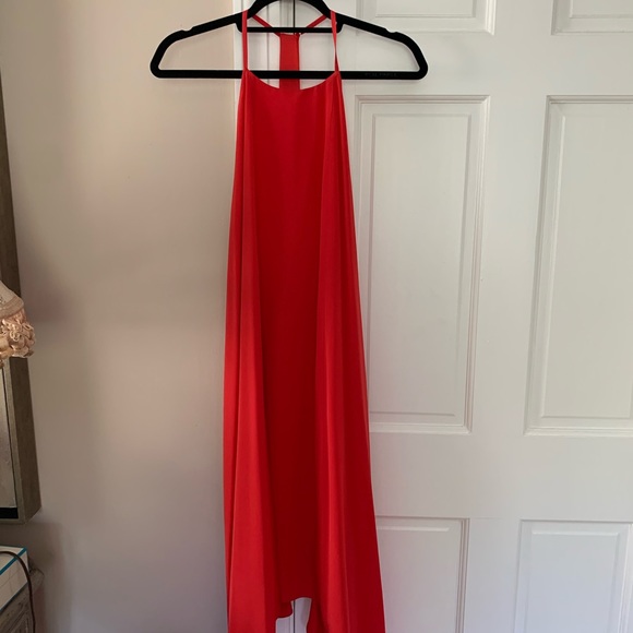 club monaco red dress